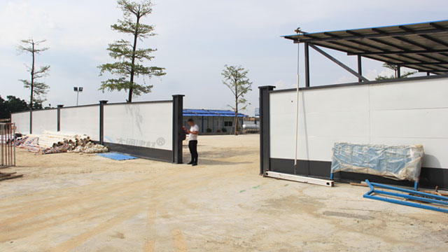 深圳建筑工地圍擋-地產項目工程圍擋-鋼結構烤漆圍擋a款-A/B/C類圍擋-深圳市大通建材有限公司鋼圍擋生產定制廠家