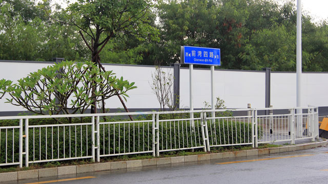A類鋼結構圍擋全龍骨款-深圳城市建設項目前海工程-A/B/C類圍擋-深圳市大通建材有限公司鋼圍擋生產定制廠家